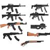 VUSLB 1/12 Scale Action Figure Accessory: Machine Gun Model for 6 inch Miniature Collectible Figure ZY6001A (ZY6001A)