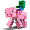 LEGO Minecraft Maxi-Figure Maiale e Baby Zombi, Set di Costruzioni, Giocattoli per Bambini dai 7 Anni in su, 21157