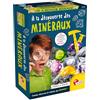 Liscianigiochi Découverte des minéraux - Kit Scientifique - I'M A GENIUS POCKET - Bloc a creuser