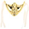 Gatuida Maschera veneziana per feste: maschera dorata vintage a mezza faccia per donne e uomini - elegante accessorio per feste in, ballo di fine anno, carnevale, costumi di Halloween e oggetti di