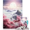 LKSDCBOT Puzzle da 1000 pezzi per adolescenti umore giapponese Fatto di legno，per età 14+ Antistress Sfida difficile Regali di compleanno di Natale。misurare：50x75cm/19.68x29.52pollice