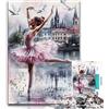 LLONGKT Puzzle da 1000 pezzi per adolescenti, puzzle di ballerini di danza classica per adolescenti, giocattolo educativo intellettuale decomprimente, regalo di compleanno (dimensioni 38x26cm)