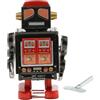 Lutèce Créations Giocattolo Meccanico di Metallo - Robot Meccanico Che Cammina con Spada di Latta cromolitografata - Oggetto da Collezione Vintage per Soli Adulti