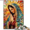 MrChunlong Puzzle per adulti da 1000 pezzi, raffigurante la Madonna di Guadalupe in preghiera, giocattoli educativi ideali come regalo per tutta la famiglia, dai 14 anni in su dimensioni 26x38cm