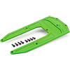 Traxxas 9623G - Placca Paramotore Telaio Alluminio, Verde