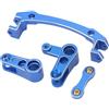 Sahgsa Campanello manubrio RC, Servo-Saver, lega di alluminio, prestazioni migliorate, campanella sterzo per 1/8 Mojave 4X4 4S RC Auto (blu)