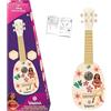 Lexibook, Disney Vaiana, Il mio primo ukulele in legno, 4 corde in nylon, 53 cm, guida inclusa, Blu, K230VN