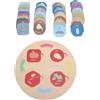 Generic Generic Vassoio per Giocattoli in Legno per Ciclo di Vita per Bambini con Materiali Sicuri e Comoda Custodia Puzzle di Giochi Interattivi con Animali per Uso Domestico e in Classe