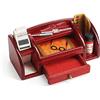 Odoria 1/6 Organizzatore Miniatura Accessori Casa Bambole, Rosso