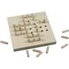 DETOA Solitario 33 x 23 x 3,5 cm, in legno beige, 33 pezzi