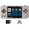 Cintwory RG28XX Console di gioco portatile retrò con schermo da 2,8 pollici, lettore per videogiochi 64 G TF preinstallato, oltre 5000 giochi, batteria da 3100 mAh (grigio)