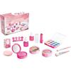 Generisch Set da trucco per ragazze - Set da 15 pezzi con giocattoli cosmetici finti, gioco fantasioso, set di trucchi sicuri per bambini 3 ai 5 anni, giochi di ruolo,