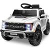 Mondial Toys Ford F150 Raptor 12V Auto Elettrica per Bambini con Telecomando - Pick-Up Fuoristrada con Luci LED, Bluetooth e Ammortizzatori - Carico Max 30 kg (Bianco)