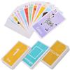 Gatuida Carte Flash Educative Strumento Portatile per Bambini 58 Pezzi in Carta e Riconoscimento Immagini per Apprendimento di Matematica per Età Prescolare