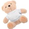 FUNOMOCYA Orso di Peluche Morbido e Coccoloso per Stampa a Trasferimento Termico con Bianca Regalo Multifunzionale per Compleanni e Feste dei Bambini