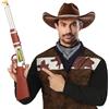 FIESTAS GUIRCA | Fucile Giocattolo (60 cm) - Arma da Fuoco Giocattolo per Costume da Cowboy e Feste a Tema - Accessorio per Halloween e Carnevale - Bambini e Adulti - Marrone Argento Nero