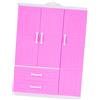 Zani Puff Armadio per bambole da 30 cm, mobili per casa delle bambole, armadio per vestiti in miniatura, organizer