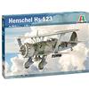 Italeri 2819 Henshel Hs 123, scala 1:48, plastic model kit, modello in plastica da montare, modellismo, aereo, Grigio