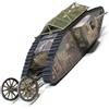 NATEFEMIN Modello di carro armato maschio 3D di simulazione del carro armato della prima guerra mondiale della prima guerra mondiale (kit smontato) modello di visualizzazione