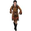 dressmeup DRESS ME UP - Costume da Donna Indiana Squaw L029 Taglia L