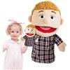 Generic Marionette Per Bambini,Puppet Per Bambini,Nonna Puppet Morbido - Marionette A Mano Di Famiglia, Mamma E Papà, Fratello E Sorella, Giocattoli Di Puppet A Mano Di Peluche Puppet Giocattolo Per I Giochi