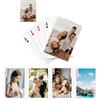 NGBEWU Carte da gioco personalizzate con foto | Mazzi di carte da poker standard con immagini personalizzate | Regali divertenti per tutti - Perfetti per feste e compleanni (Modello 6)