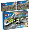 BRICKCOMPLETE Lego City 60337 - Set di 3 binari rapidi persone, 60238 Soft & 60205