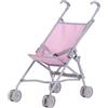 moovkee. Passeggino per bambole dai 2 anni in su, passeggino per bambole per bambini, solido e senza bordi taglienti, sicuro e durevole, pieghevole e pratico per viaggiare, rosa