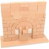 RWAJZAX 1SET blocco di impilamento ponte ad arco romano in legno interattivo giocattolo stimolante gioco impilabile blocchi di legno