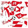 Playoff Adesivi Playmyplanet Football England compatibili con Playmobil Mini Bus 5267