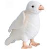 KUKUShining Peluche A Forma Di Piccione, Realistico Peluche Di Colomba Bianca Morbido Pupazzo A Forma Di Uccello Ideale Per Decorare La Stanza