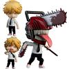 Jilijia Figura anime Denji action figure con parti intercambiabili 10 cm PVC cartone animato figure carino desktop decorazione regali