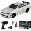 CreativeBlocker Mini RC Drift Car, 1/43 Macchina Telecomandata drift, 4WD 2.4G 15km/h Auto Radiocomandata, con Batteria Ricaricabile E Caricatore USB, Adolescenti (RTR)