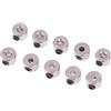 F Fityle 10 Pezzi di per Carrello di Atterraggio per Aeromodelli RC, Accessori Robusti E Ad Alte Prestazioni, Sostituiscono I Collari delle Ruote dei, Foro Interno 2,1 mm