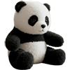 Generico Panda Di Peluche,Peluche Panda Realistico da Tavolo | Collezionabile Decorazione Casa Ideale Camera Soggiorno Modello