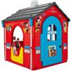 INJUSA Casetta Bambini Mickey Mouse INJUSA Dai 3 Anni Per Giardino Con 3 Porte 1 Finestra Design Disney Ufficiale Casetta Esterna Rossa In Plastica Robusta Immaginazione Giochi All'Aperto