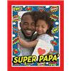Generico Puzzle personalizzato con la tua foto nella cornice! Super papà! Idea regalo festa del papà, 96 pezzi in cartone!