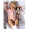 Lonian Realistic Reborn 24 Bambola per bambini - Morbida, appesantita e realistica per i regali dei bambini (Ellie)