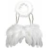LICHENGTAI Ali d'angelo con piume, accessori per la fotografia di neonati, neonato, kit per foto di neonati e bambini, kit per foto