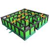 Generic Labirinto Gonfiabile Outdoor Halloween Haunted House Course Field Sport Games Puzzle Field (26X26FT con Ventilatore)