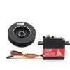 SPARKHOBBY SW22HV 68g Verricello Impermeabile Sterzo Servo Programmabile Girare 1,5~7T Digitale ad Alta Tensione Ingranaggio Metallico per Barca a Vela RC (con verricello in Metallo 7T)