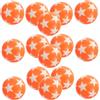 Vaguelly Palline da Calcio Balilla Resistenti e Non Facili da Rompere in Arancione 15 per Tavolo da Calcio per Partite e Attività Creative