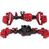 Dilwe ASSE portale Posteriore Anteriore, Accessorio per Auto Modello in Metallo per -4 1/10 Scala RC Crawler