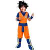 Funidelia Costume Ufficiale di Goku - Dragon Ball per bambino, Pantaloni, maglietta, polsiere, cintura e copristivali, Taglia 10-12 anni - Completo per bambini per feste, Carnevale e Halloween