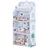 Teamson Kids House per Bambole giganti Little World di Olivia con mobili e Accessori, casa delle Bambole in Legno, 3 Anni di Gioco da 12 Pollici di Bambole per Bambini, di età+ Anni+