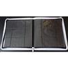 docsmagic.de PRO-Player 12-Pocket Playset Zip-Album White - 480 Card Binder - MTG - PKM - YGO - Cerniera Bianco