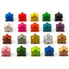 Waldfelsen® 16 mm Meeple in legno adatto per Carcassonne (quantità: 50 pezzi, colore: Naturale)