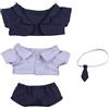 niannyyhouse Vestiti per bambole di peluche, accessori per vestire animali di peluche da 10-15 cm, multicolore (blu navy, 10-15 cm)