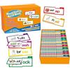Generico Word Family Build Book, 30 carte di famiglia riutilizzabili con giochi di vocabolario, giochi di apprendimento delle parole della vista per l'asilo | Schede flash interattive con attività