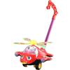 SZLIFE Giocattolo con Ruota da Spingere, per l'apprendimento precoce, per Camminare, Regolabile, con Movimento ondeggiante, per Bambini da 1 a 3 Anni, Rosso